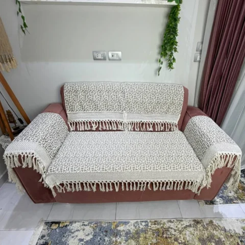 طقم انتريه بياضات 11 قطعة شكل خطوط